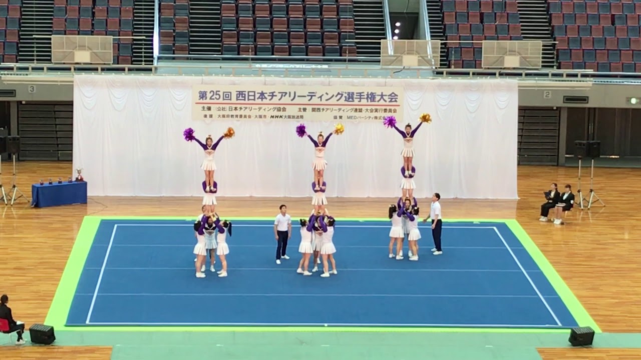 梅花女子大学 RAIDERS・A 優勝 西日本チアリーディング選手権大会2019.03.10