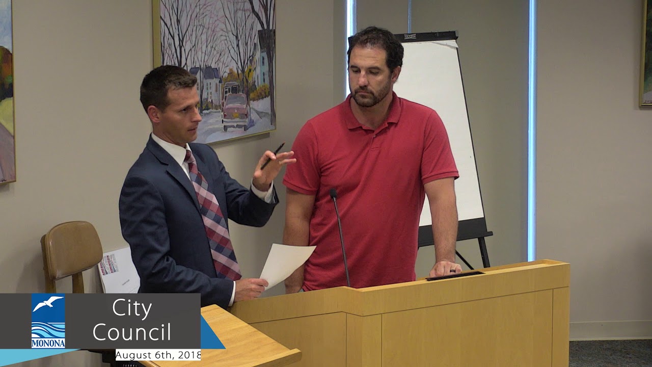 Monona City Council 8/6/18 YouTube