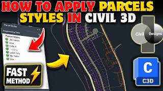Create Parcel Styles FAST in Civil 3D 😲 | Hindi/Urdu