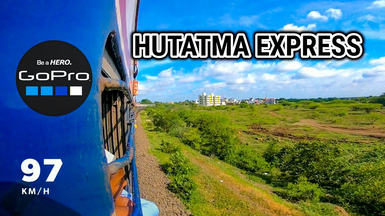 Gopro Speedometer GoPro Speedometer | Onboard Hutatma Express hauled by WDM3D - YouTube