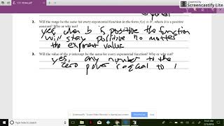 Section 13.1 - Exponential Growth Functions (Part 1)
