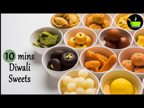 10 Minute Sweets Recipes   10 Minute Quick & Easy Sweet Recipes   Diwali Sweets   Diwali Recipes