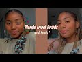 Watch Me Do These Blonde TRIBAL BRAIDS w/ BEADS | Shaaleese