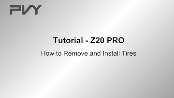 Tutorial | How to Remove and Install PVY Z20 Pro Tires