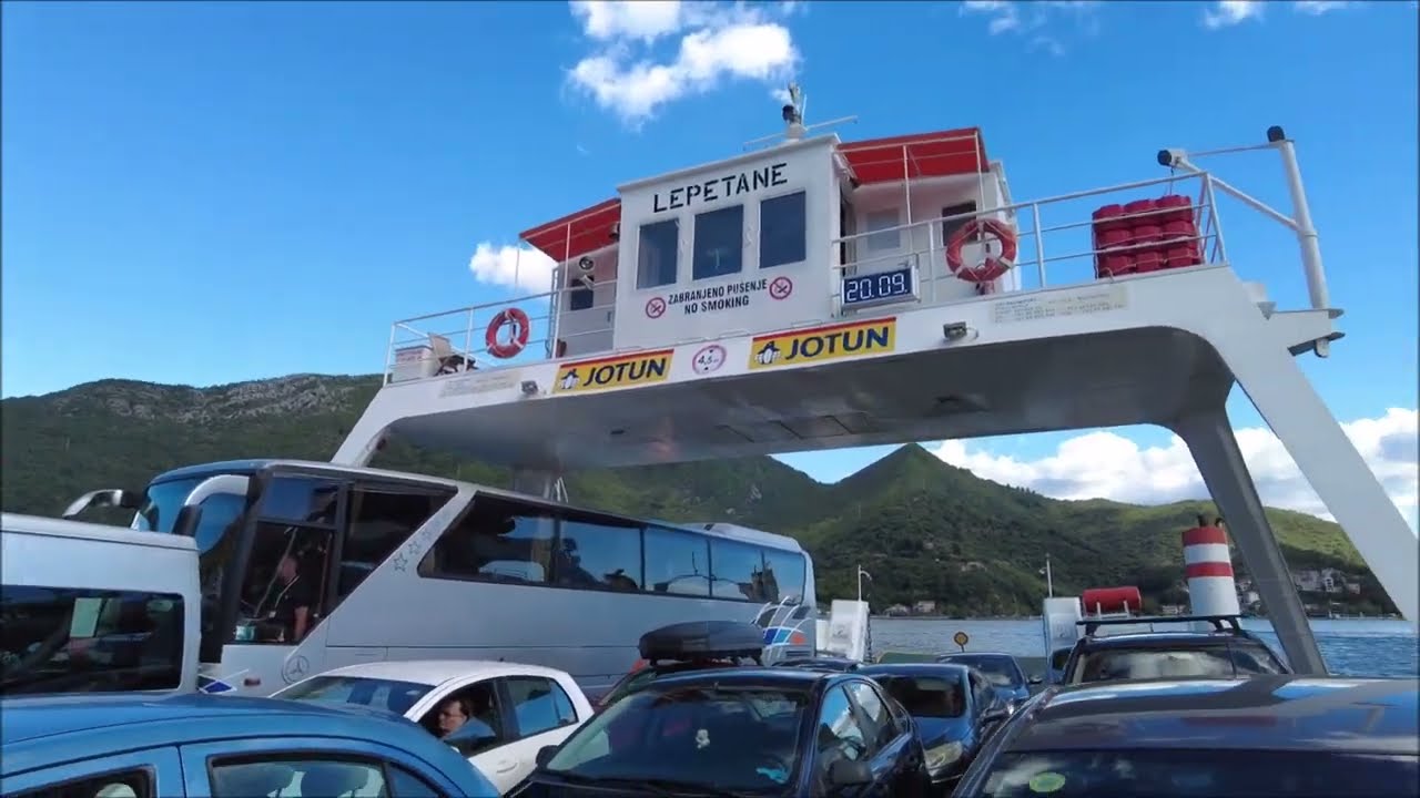 Херцег Нови. Паром, набережка. Черногория - YouTube