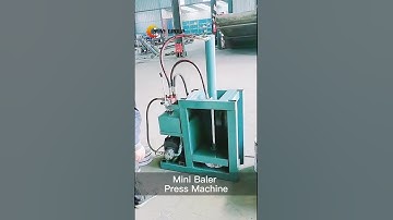 Mini Press Machine #Shorts #pressmachine #minibaler