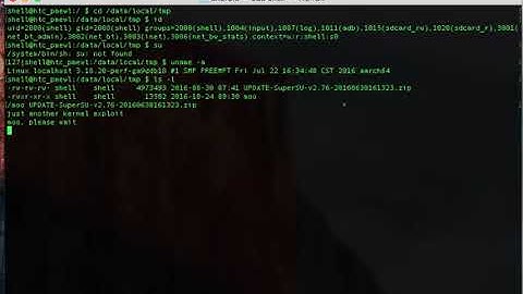 Android root based on Dirty Cow exploit 360p