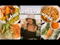 what i eat in a week (intuitive eating + NO CALORIE COUNTING)