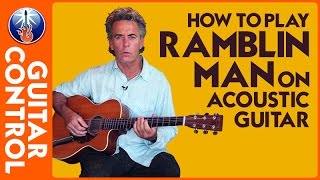 Video-Miniaturansicht von „Acoustic Guitar Lesson: How to Play "Ramblin Man" by The Allman Brothers Band“