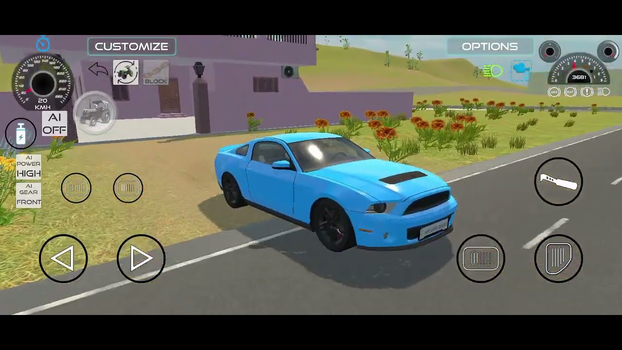 JCB or 2 truck 🚧 JCB se pathar bhara Gaya or Mustang GT se ghumne gaye 💙