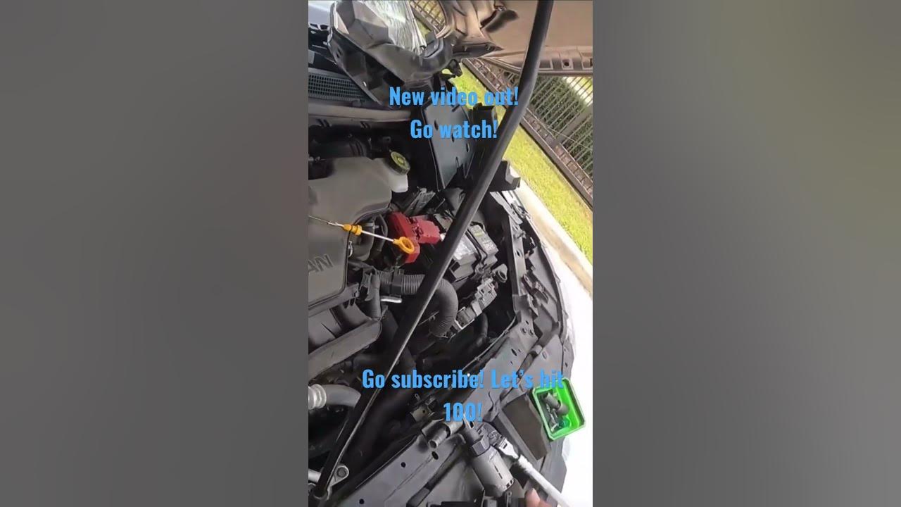 2019 Nissan rogue alternator replacement #mobilemechanic #mechanics #