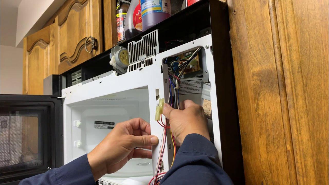How to replace switch on ge spacemaker microwave youtube