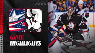 Colten Ellis First-Career Shutout! | Sabres Beat Blue Jackets 5-0 | Buffalo Sabres