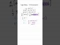Logarithm Differentiation and Trigonometry??