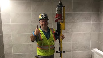 Drilling Ceiling Hung Toilet Partitions like a Pro