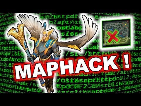 Skywrath Mage using Dota 2 MAPHACK! + Other Cheats! 7.06d