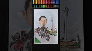 Can this caricature drawing video be popular? 🥺 #ununkart #drawing #facesketch #caricature #art