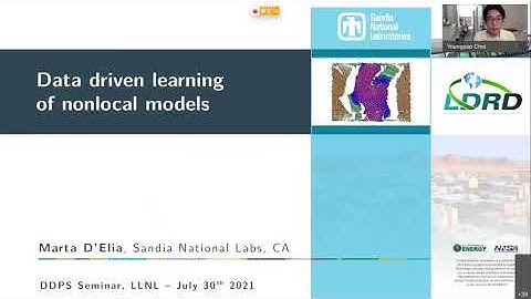 DDPS | Data-driven learning of nonlocal models: bridging scales and design of new neural networks
