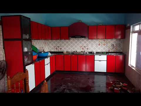 Aluminium modular kitchen in Nepal - YouTube