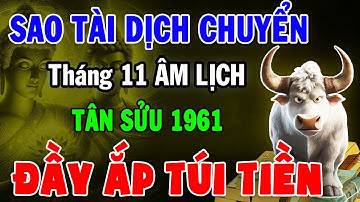 Tử Vi Tháng 11 Âm: Thần Tài Gọi Tên TÂN SỬU 1961 - Cho Lộc Số Đỏ Ngày Mai Đổi Đời
