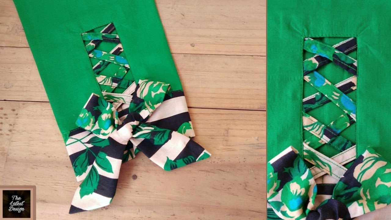 Tie knot capri bottom design | Trouser 