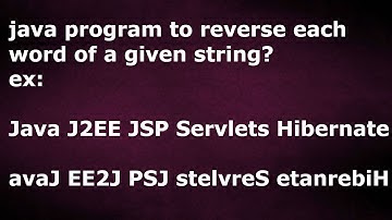 java program to reverse each word of a given string by java temple