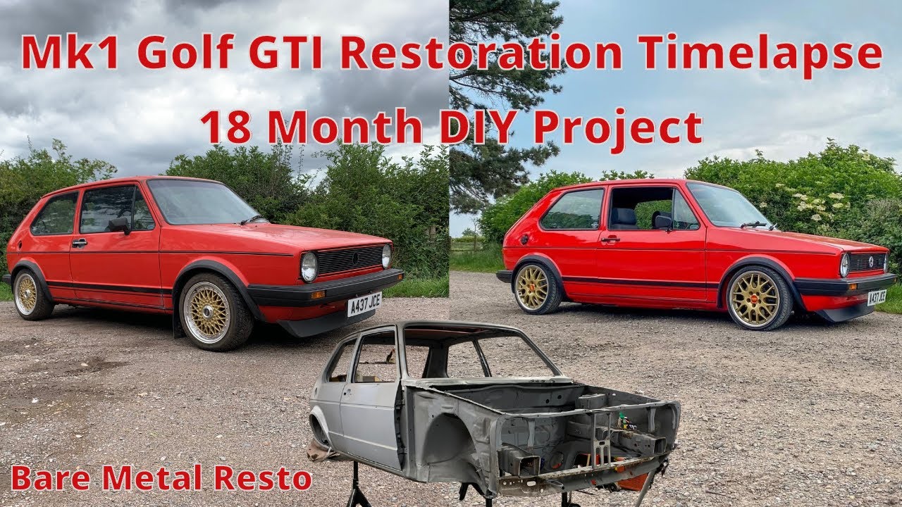 1983 Mk1 Golf GTI Complete Restoration Timelapse  18 20v t Engine Swap