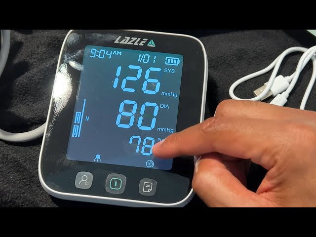Lazle Blood Pressure Monitor Setup 