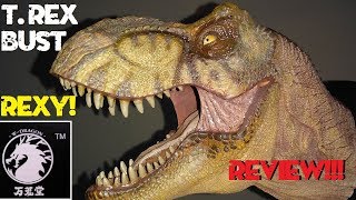 19 W Dragon Tyrannosaurus Rex Bust Review It S Rexy Youtube