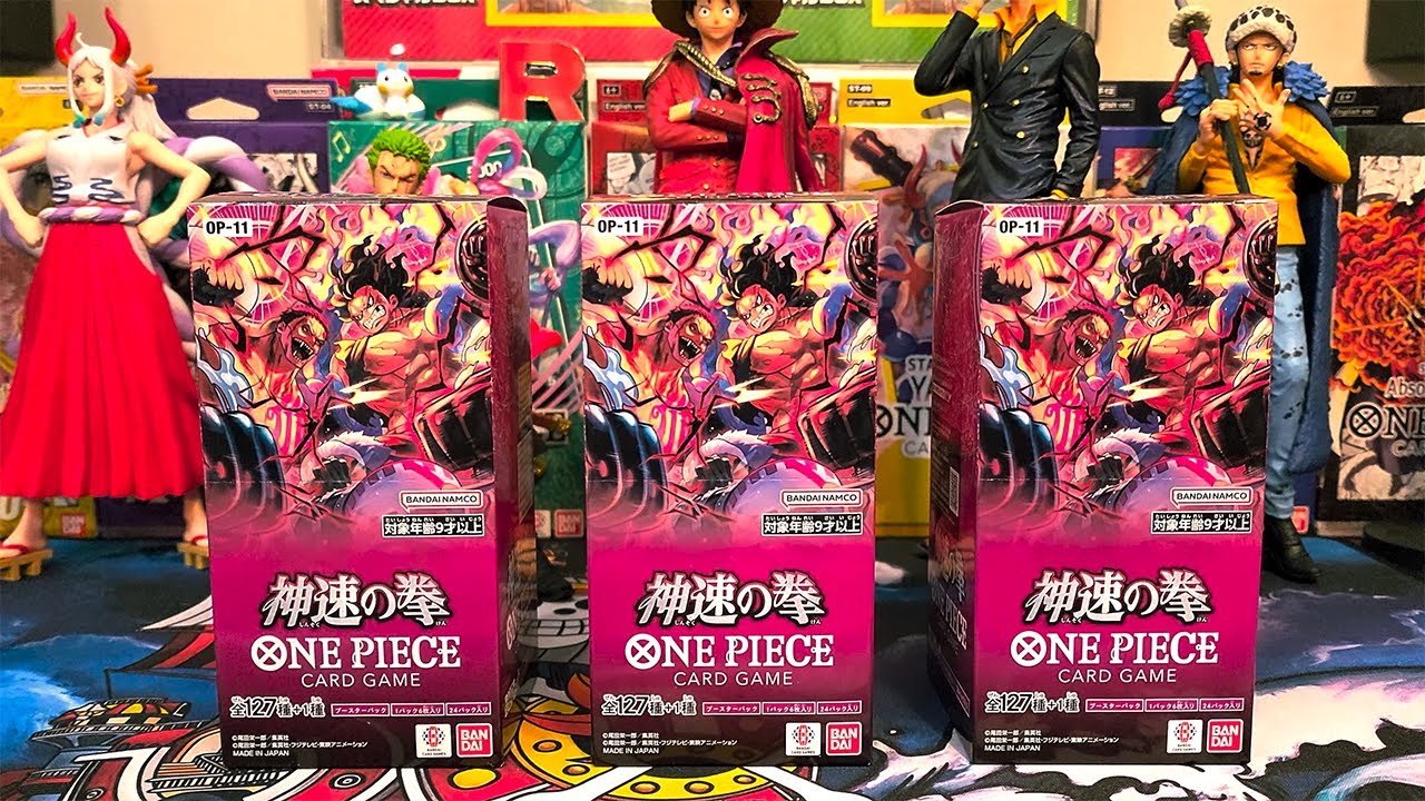 One Piece Fist of Godspeed (OP-11) Pre-Release Booster Box Breaks! - WE PULLED WHAT?!? (Part 1)