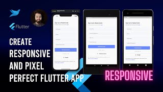 Flutter Tutorial - Super Quick Way To Create Pixel Perfect Responsive UI screenshot 4