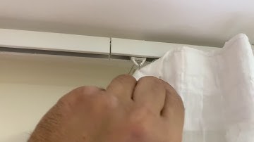 Hack - How to connect Ikea Vidga rods for smooth curtain slide