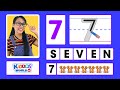 How to write numbers  learning to spell and read numbers  counting numbers from 1 to 10