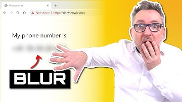 How To BLUR Out Parts of a Web Page with Zero Blur Chrome Extension