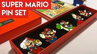 Super Mario Bros. 35th Anniversary Pins Set Unboxing & Closer Look!