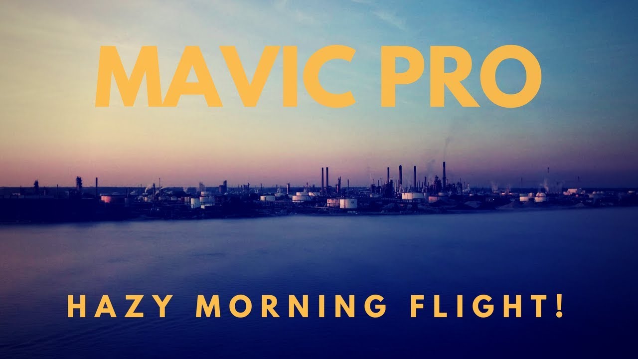 autonomous drone landing DJI Mavic Pro - Hazy Early Morning Flight!