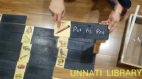 Phonic sounds/ slate from Unnati Library