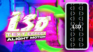 New GLITCH Text Effect in Alight Motion [Amazing Trippy Effect]