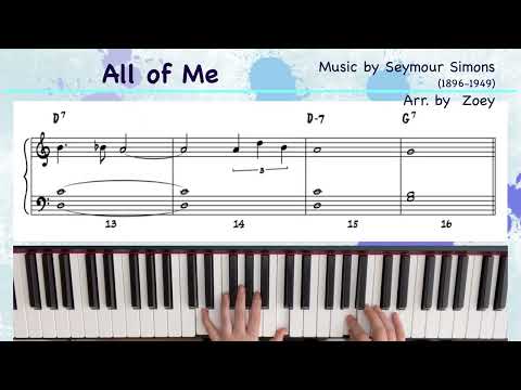 All of Me (shell voicing) - Seymour Simons