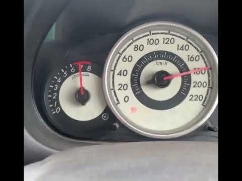 Mazda2 MZR 1.5 max speed 7,500 rpm.@4th gear