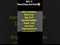 English Speaking Practice | Spoken English 2025 | Learn English | #short #englishlearning