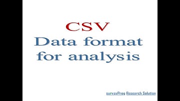 16  CSV data file for data analysis