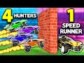 Rocket League Speedrunner VS 4 Hunters 2