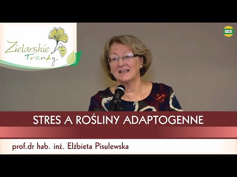 STRES A ROŚLINY ADAPTOGENNE prof. Elżbieta Pisulewska ZIELARSKIE TRENDY 2019