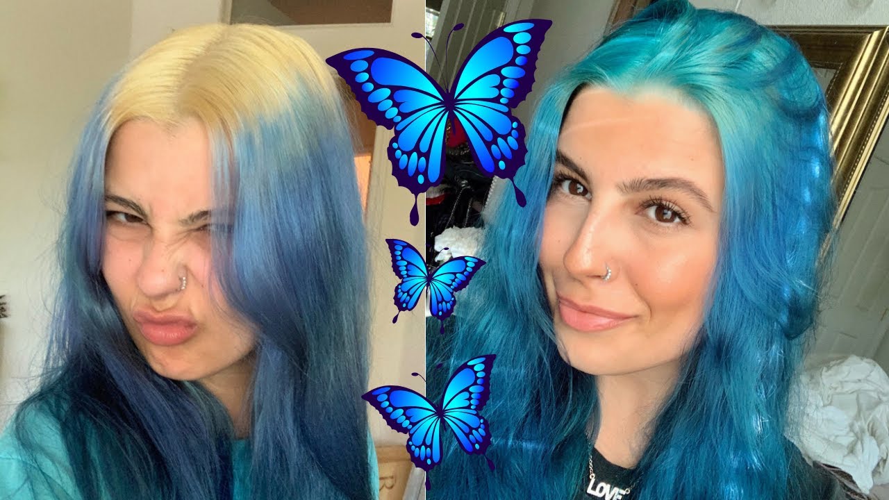 How to Tone Blue Hair After Bleaching - wide 6