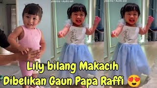 BEAUTIFUL LILY SAYS THANK YOU FOR BUYING PAPA RAFFI A CINDERELLA DRESS