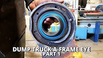 Line Boring & Bore Welding Caterpillar 730 Dump Truck A-frame Eye | Part 1 | Sir Meccanica WS2