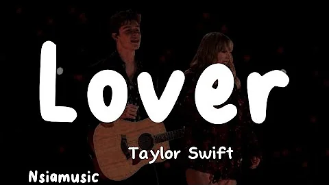 Taylor Swift - Lover Remix Feat. Shawn Mendes (Lyric Video)