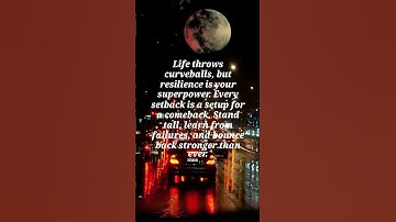 Resilience: Bouncing Back Stronger #Shorts #FYP #ForgeYourAscent #Viral #Motivation
