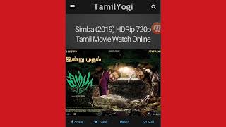 BEST WEBSITES FOR DOWNLOAD TAMIL HD MOVIES